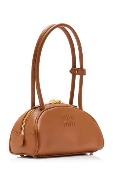 Miu Miu Small Leather Shoulder Bag | Thumbnail 3 Miu Miu Small Leather Shoulder Bag | Thumbnail 3