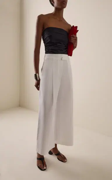 Proenza Schouler White Label Maisy Strapless Poplin Top | Thumbnail 4 Proenza Schouler White Label Maisy Strapless Poplin Top | Thumbnail 4