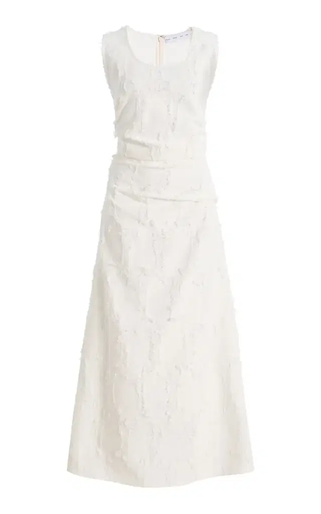 Proenza Schouler White Label Violeta Jacquard Cotton Maxi Dress