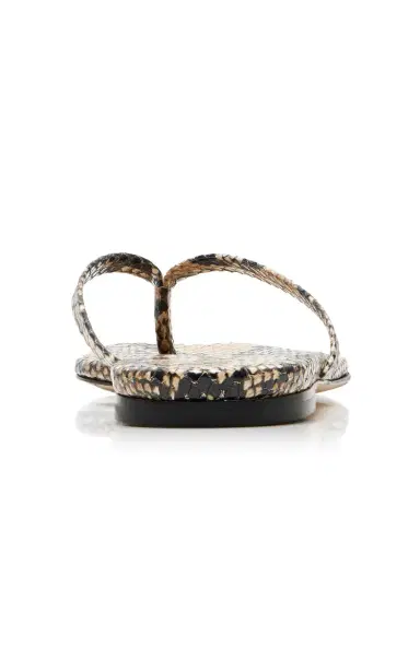 aeyde Renee Snake Print Leather Sandals | Thumbnail 5