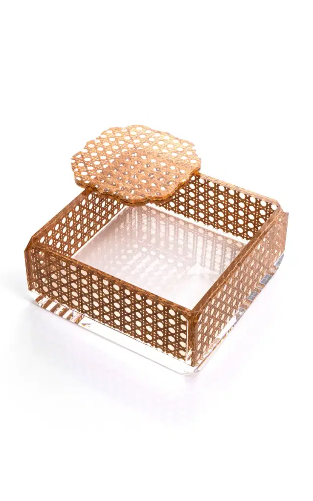 MARIO LUCA GIUSTI Acrylic Napkin Holder - Multi