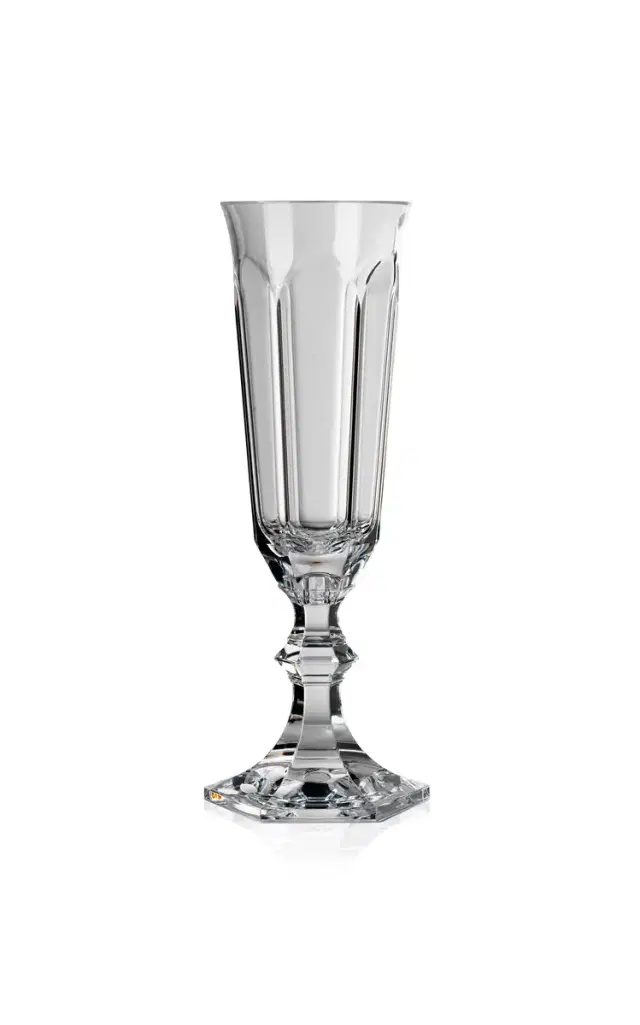 Mario Luca Giusti Set-of-Six Dolce Vita Acrylic Flûte - Clear