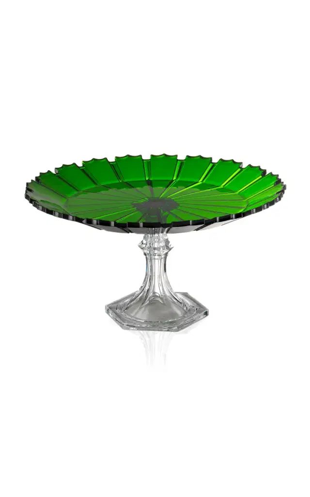 MARIO LUCA GIUSTI Ninfea Acrylic Cake Stand - Green