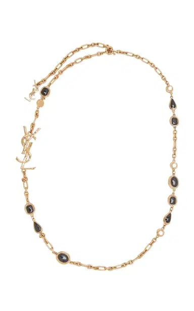Saint Laurent YSL Cabochons Sautoire Necklace | Thumbnail 1 Saint Laurent YSL Cabochons Sautoire Necklace | Thumbnail 1