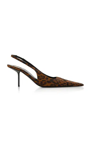 Saint Laurent Babylone 75 Slingback Pumps | Thumbnail 4