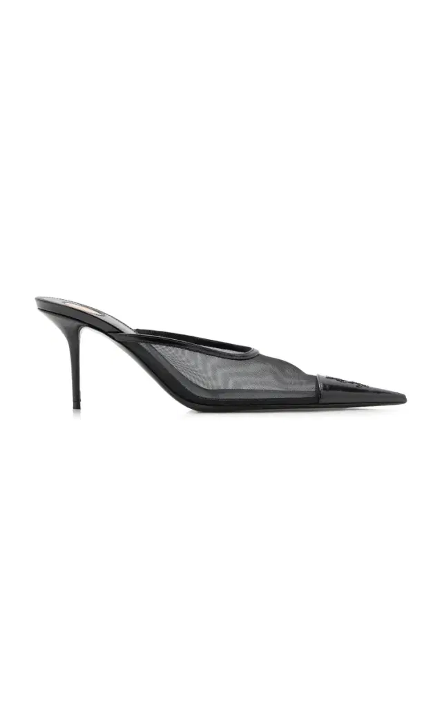 Saint Laurent Resille Kitten Heels