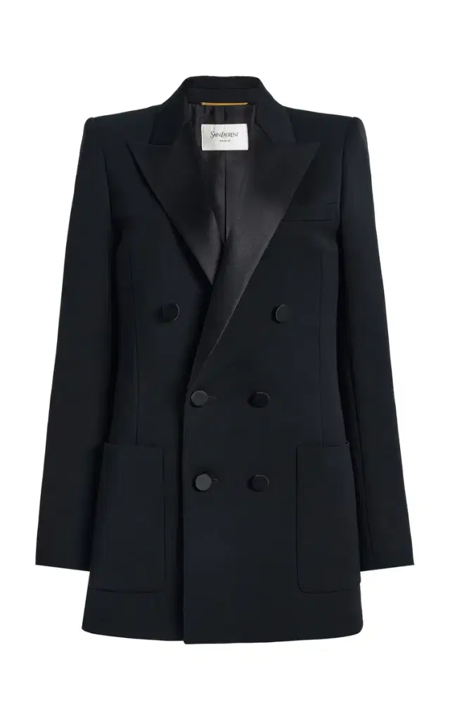 Saint Laurent Double-Breasted Wool Jacket
