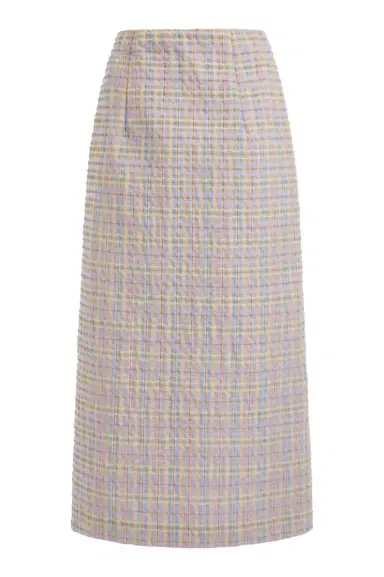 Markarian Betsy Pastel Plaid Midi Skirt | Thumbnail 1