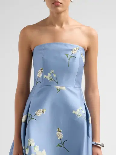 SACHIN & BABI Women's Shay Floral Mikado Strapless Cocktail Dress - Twilight Roses - Size 8 | Thumbnail 5 SACHIN & BABI Women's Shay Floral Mikado Strapless Cocktail Dress - Twilight Roses - Size 8 | Thumbnail 5