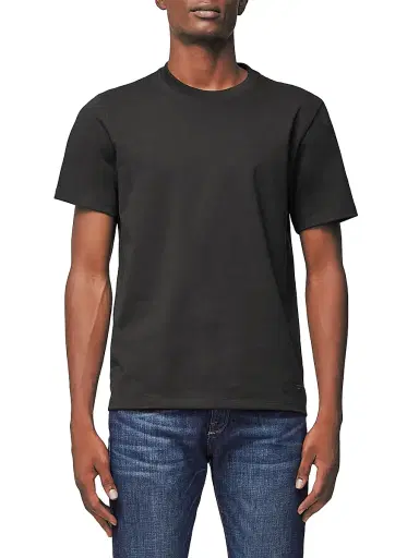 Frame Men's Short-Sleeve Cotton T-Shirt - Noir - Size XL | Thumbnail 3