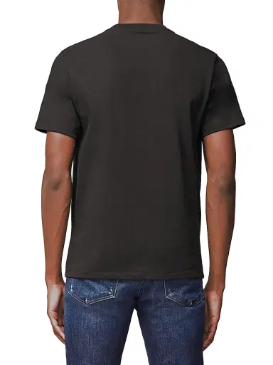 Frame Men's Short-Sleeve Cotton T-Shirt - Noir - Size XL | Thumbnail 5