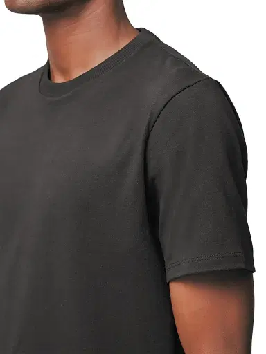 Frame Men's Short-Sleeve Cotton T-Shirt - Noir - Size XL | Thumbnail 7