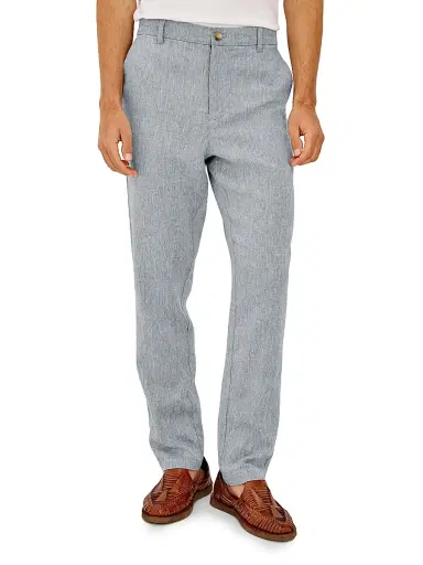 RAILS Men's Irving Cotton-Linen Pants - Bicoastal Blue - Size 34 | Thumbnail 3