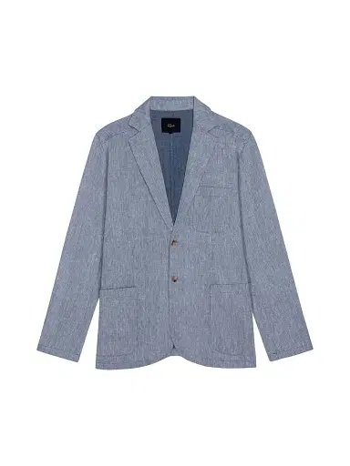RAILS Men's Harris Cotton-Linen Blazer - Bicoastal Blue - Size XL | Thumbnail 1