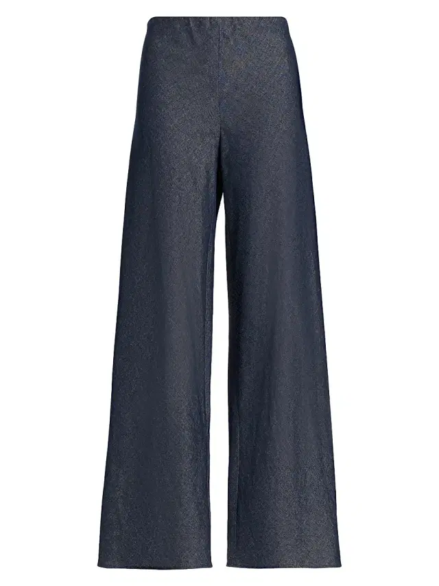 Vince Women's Colette Chambray Bias Pants - Indigo