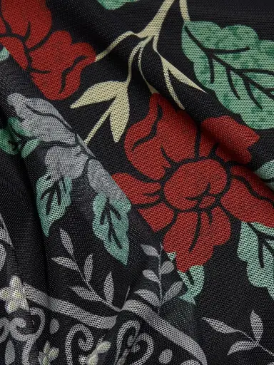 Elie Tahari Women's The Delilah Floral Mesh Dress - Dianas Garden Print | Thumbnail 7 Elie Tahari Women's The Delilah Floral Mesh Dress - Dianas Garden Print | Thumbnail 7