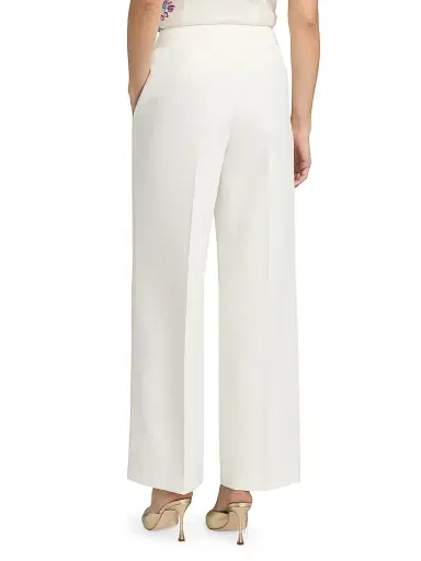 Elie Tahari Women's The Lowen Pintuck Wide-Leg Pants | Thumbnail 5