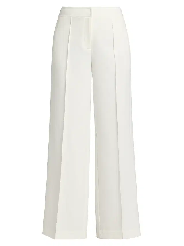 Women's The Lowen Pintuck Wide-Leg Pants - Sky White