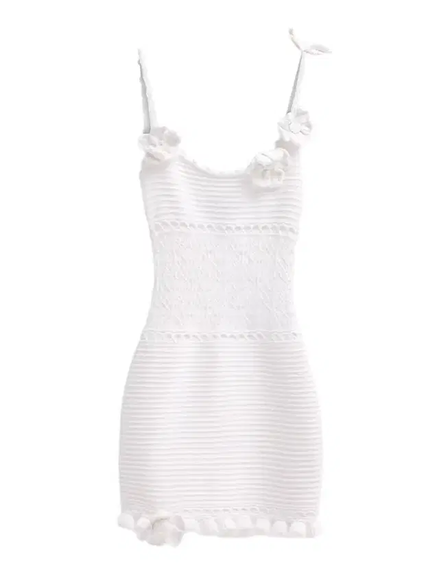 Retrofête Women's Orleane Crochet Mini Dress - White