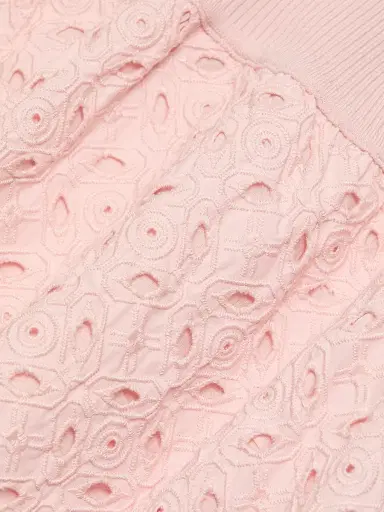 Elie Tahari Women's The Emma Eyelet Midi Dress - Pale Blush | Thumbnail 7