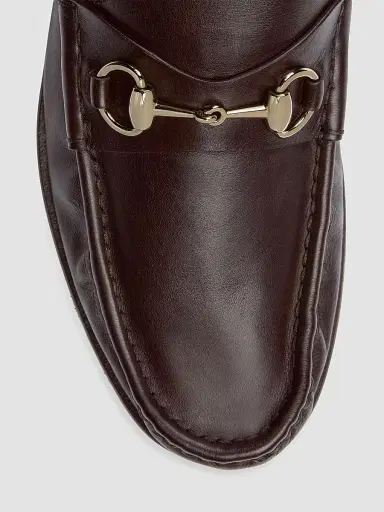 Gucci Men's Lugano Loafers - Dark Brown - Size 7.5 | Thumbnail 3 Gucci Men's Lugano Loafers - Dark Brown - Size 7.5 | Thumbnail 3