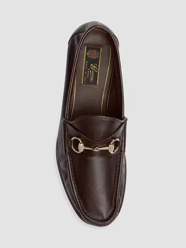 Gucci Men's Lugano Loafers - Dark Brown - Size 7.5 | Thumbnail 5 Gucci Men's Lugano Loafers - Dark Brown - Size 7.5 | Thumbnail 5