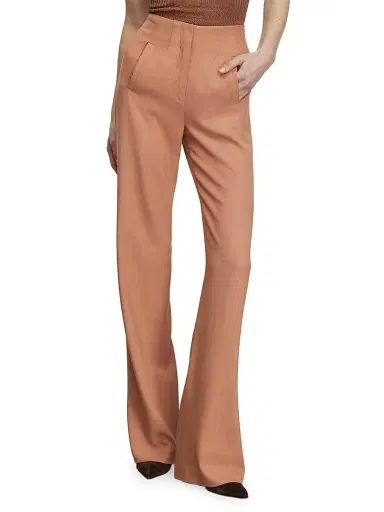 Veronica Beard Women's Jude Wide-Leg Pants - Chai - Size 16 | Thumbnail 3 Veronica Beard Women's Jude Wide-Leg Pants - Chai - Size 16 | Thumbnail 3