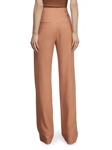 Veronica Beard Women's Jude Wide-Leg Pants - Chai - Size 16 | Thumbnail 4 Veronica Beard Women's Jude Wide-Leg Pants - Chai - Size 16 | Thumbnail 4