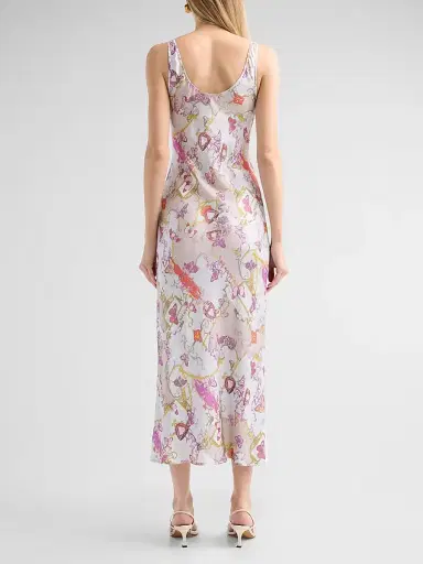 L'Agence Women's Akiya Floral Midi Dress - Multi Baroque Toile - Size XL | Thumbnail 3