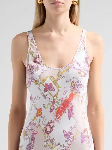 L'Agence Women's Akiya Floral Midi Dress - Multi Baroque Toile - Size XL | Thumbnail 5