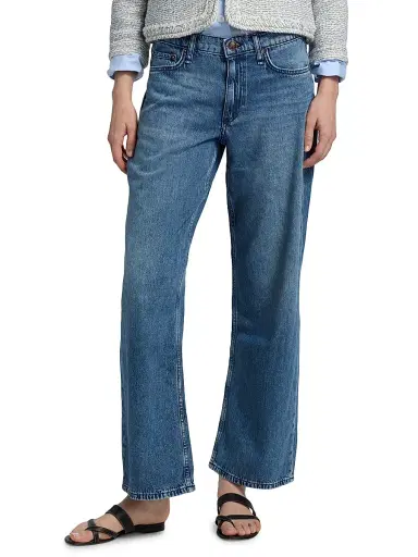 rag & bone Women's Cam Ankle Straight-Leg Jeans - River | Thumbnail 3