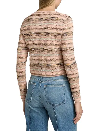 Ulla Johnson Women's Mia Striped Knit Cardigan | Thumbnail 5 Ulla Johnson Women's Mia Striped Knit Cardigan | Thumbnail 5