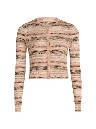 Ulla Johnson Women's Mia Striped Knit Cardigan | Thumbnail 1 Ulla Johnson Women's Mia Striped Knit Cardigan | Thumbnail 1