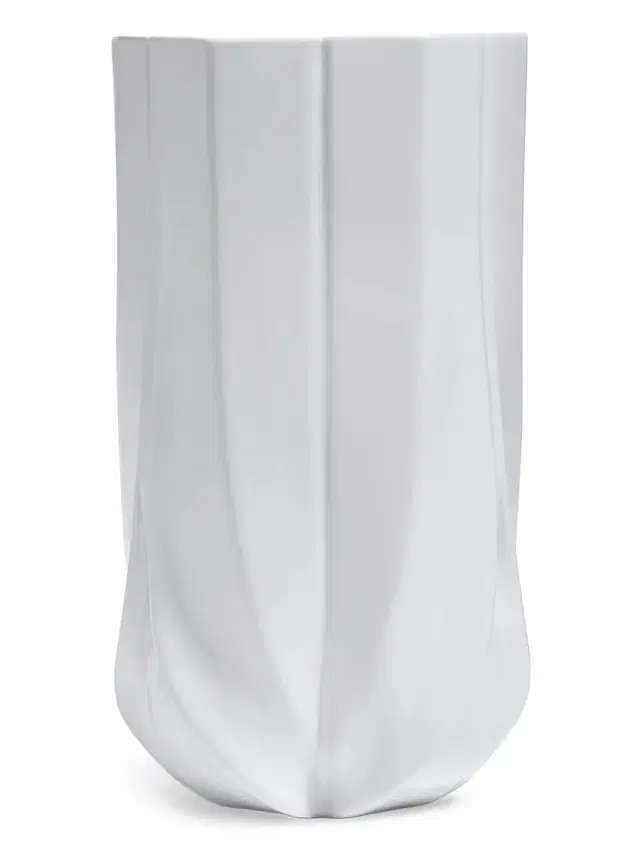 Zaha Hadid Design Braid Porcelain Vase - Black