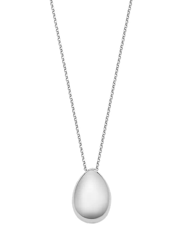 Women's Reflection Pendant Necklace in Sterling Silver - Silver