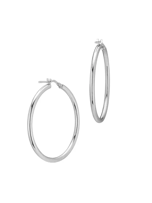 Women's Mini Everyday Hoops in Sterling Silver - Silver