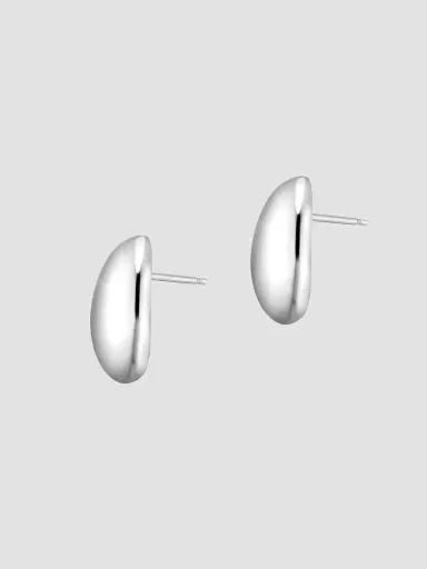 Oradina Women's Reflection Studs in Sterling Silver - Silver | Thumbnail 6 Oradina Women's Reflection Studs in Sterling Silver - Silver | Thumbnail 6