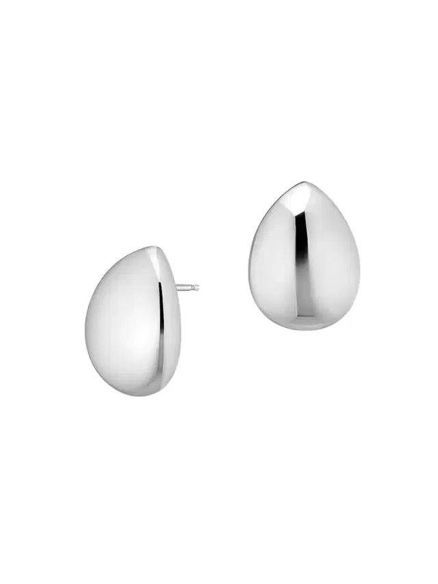 Women's Reflection Studs in Sterling Silver - Silver Women's Reflection Studs in Sterling Silver - Silver