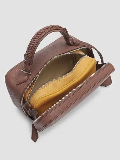 Altuzarra Women's Fall 3 Tack Trunk Leather Top Handle Bag | Thumbnail 3