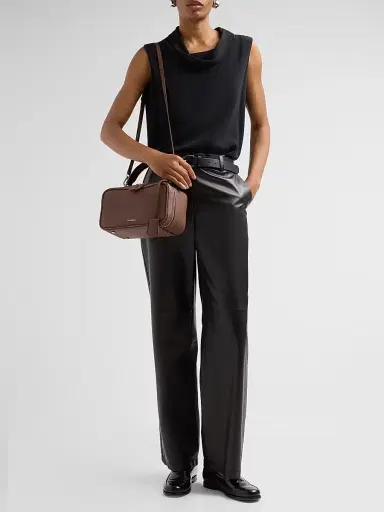 Altuzarra Women's Fall 3 Tack Trunk Leather Top Handle Bag | Thumbnail 4