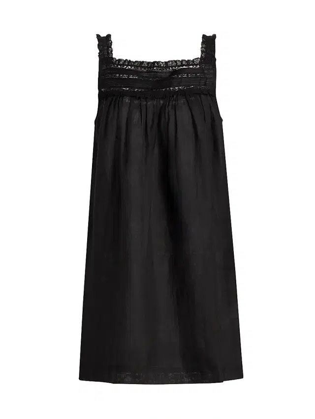 DÔEN Women's Bea Tent Minidress - Black