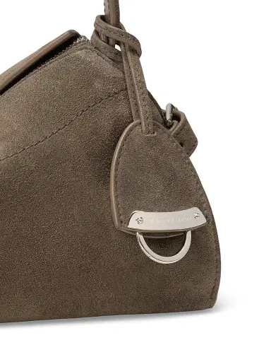 Ralph Lauren Collection Women's The Ralph Suede Shoulder Bag - Dark Taupe | Thumbnail 5