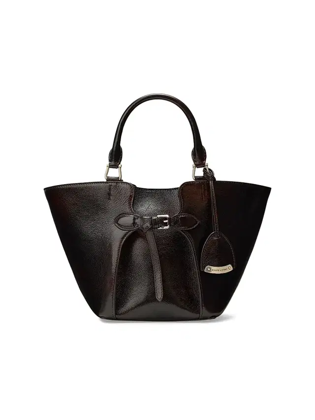 Ralph Lauren Collection Women's The Ralph Mini Belted Leather Tote Bag - Vintage Brown