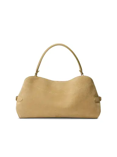 Ralph Lauren Collection Women's The Ralph Suede Shoulder Bag - Tan | Thumbnail 5