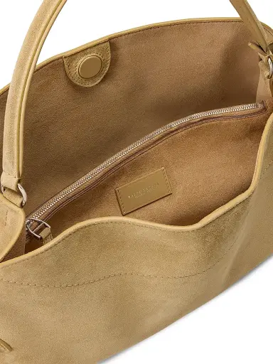 Ralph Lauren Collection Women's The Ralph Suede Shoulder Bag - Tan | Thumbnail 6