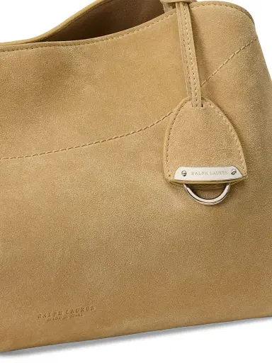 Ralph Lauren Collection Women's The Ralph Suede Shoulder Bag - Tan | Thumbnail 7