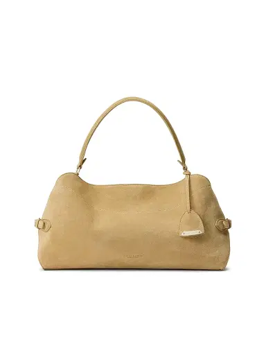 Ralph Lauren Collection Women's The Ralph Suede Shoulder Bag - Tan | Thumbnail 1
