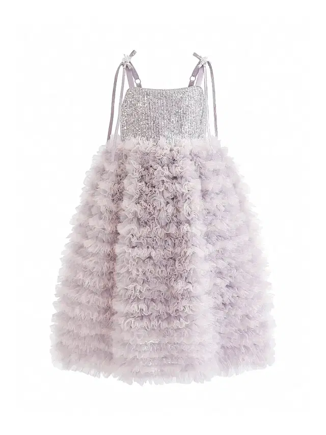 Tulleen Little Girl's & Girl's Liliana Dress - Lavender