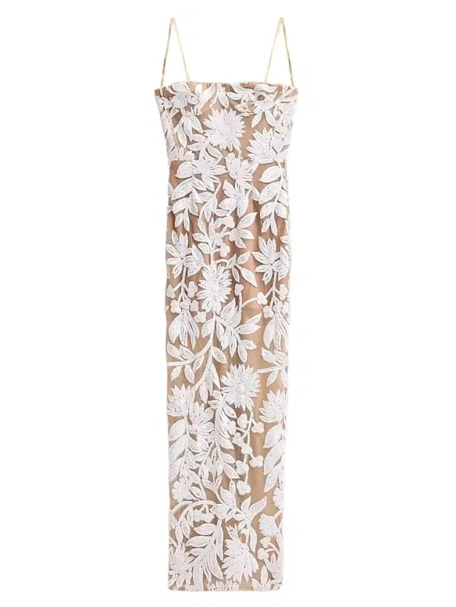 Bronx Banco Women's Dahlia Strapless Maxi Dress - White Silver