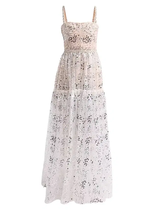 Bronx Banco Women's Midnight Embellished Gown - White